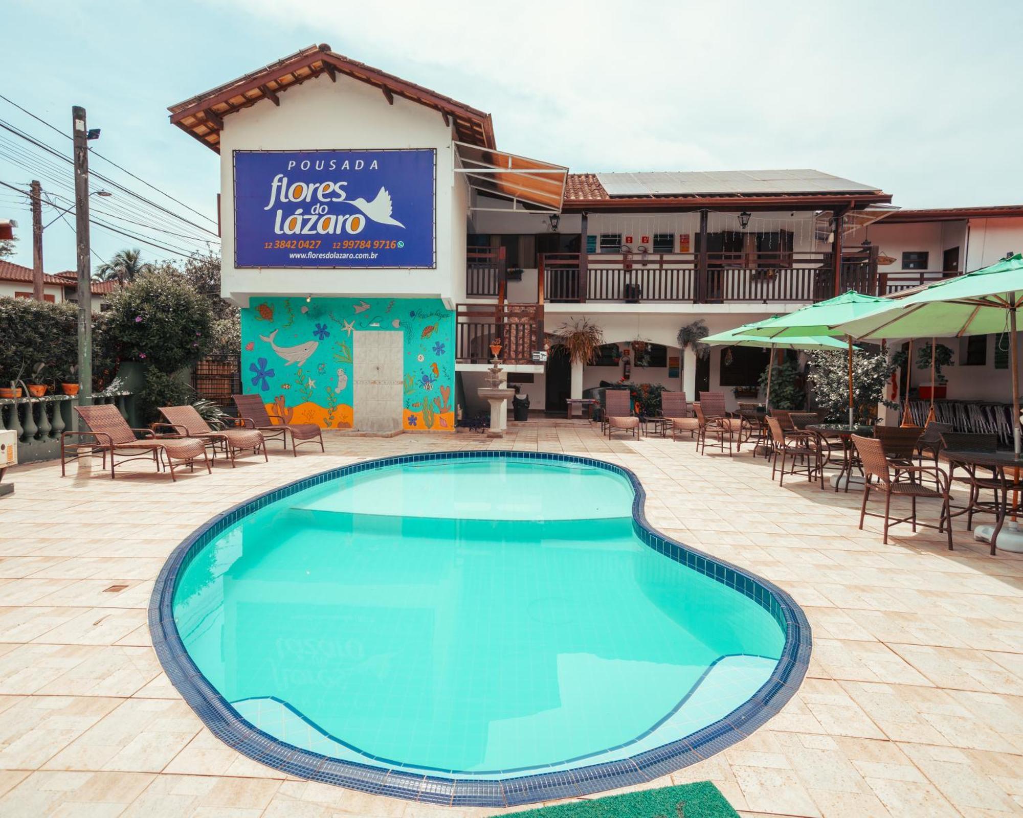 Pousada Flores Do Lazaro Otel Ubatuba Dış mekan fotoğraf